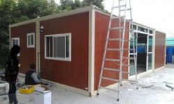彰化移動隔熱組合屋3x6x2.7米三台併16.5K外觀2